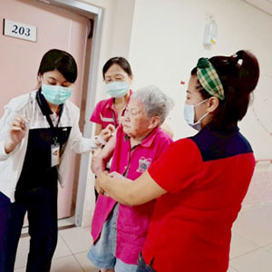 施打新冠肺炎預防疫苗